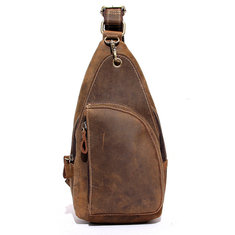 PU Business Vintage Messenger Bag Casual Crossbody Shoulder Bag Sling ...