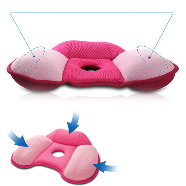 

Cotton Slow Rebound Massage Seat Cushion Breathable Sofa Office Round Beautify Hip Cushion