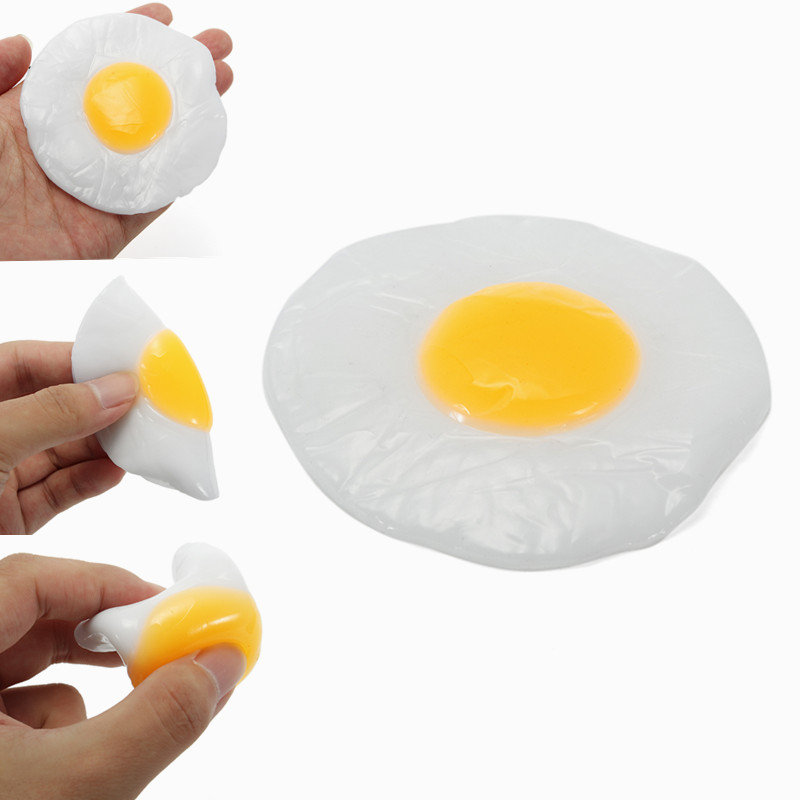 

Squishy Sunny Side Up Egg Squeeze Toys