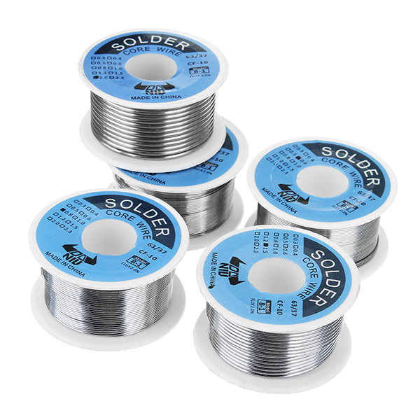 

DANIU 100g 63/37 Tin Lead Rosin Core 0.5-2mm Solder Wire, White