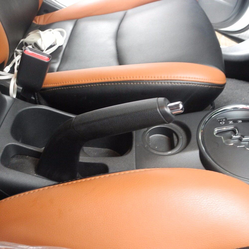 

Car Anti-slip Handbrake Grips Cover, Grey dark blue black