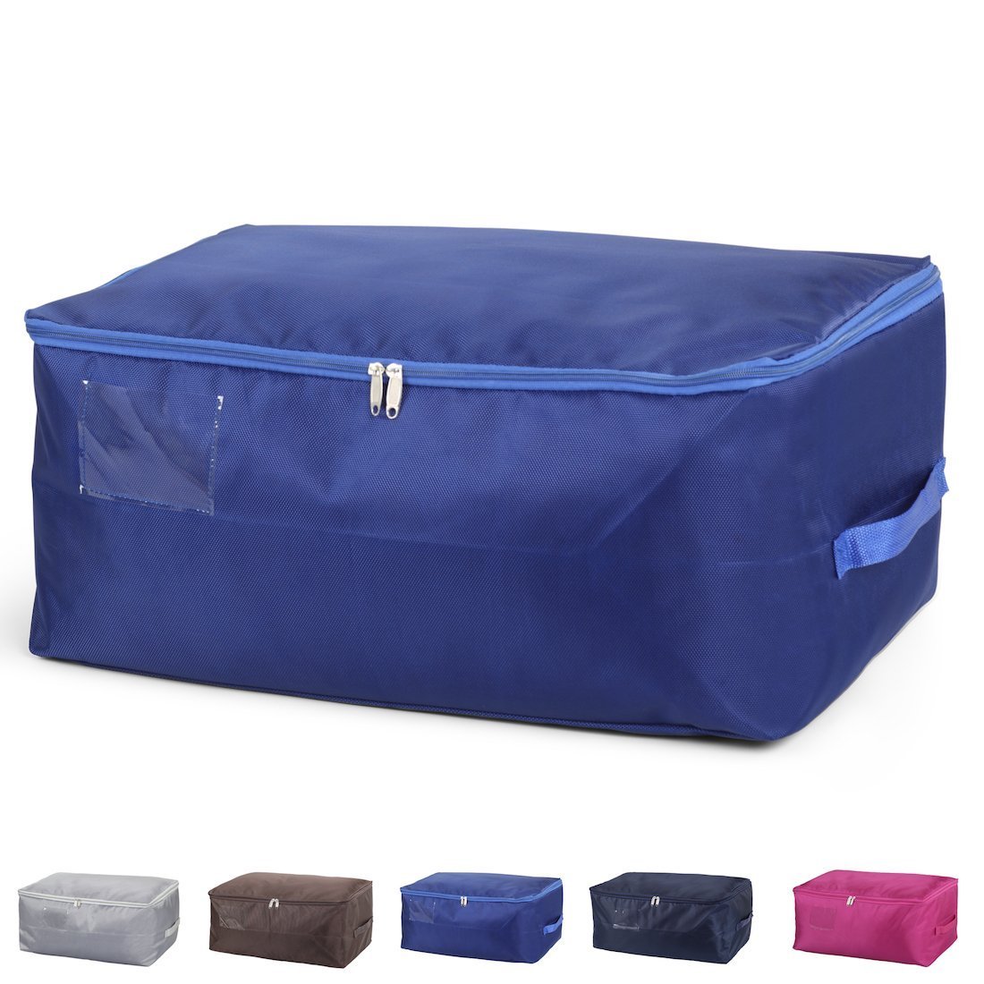 

Clothes Storage Bags Beddings Blanket Organizer, Rose darkblue light blue pink coffee orange purple green grey red