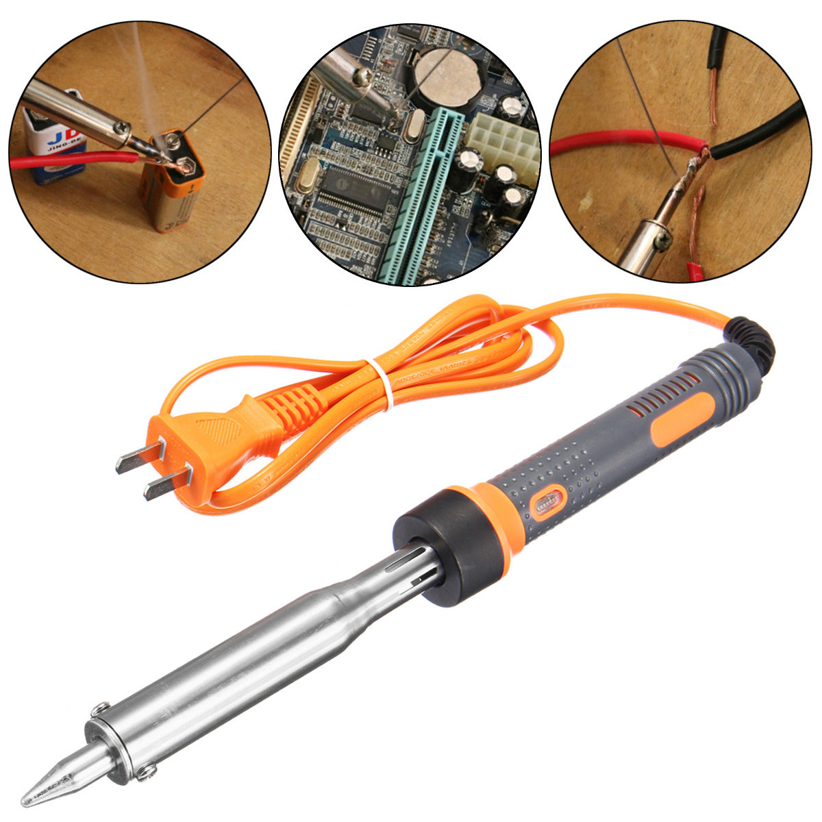 

220V 100W/150W Electric Heating Pencil Welding Solder Iron, White