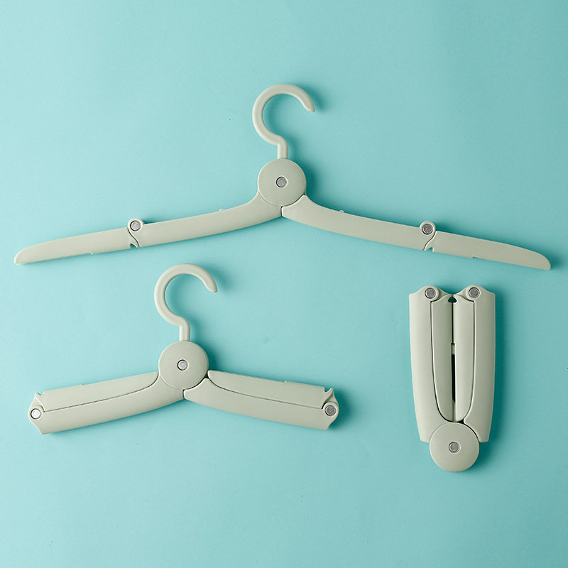 

Travel Foldable Plastic Clothes Holder, Grey green