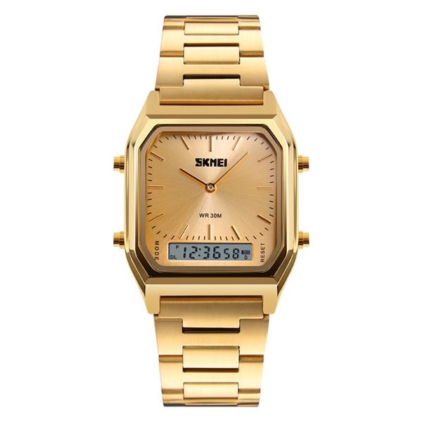 

SKMEI Classic Titanium Watches, Gold black