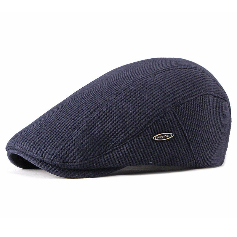 

Adjustable Knit Beret Cap, Khaki black dark blue grey navy coffee