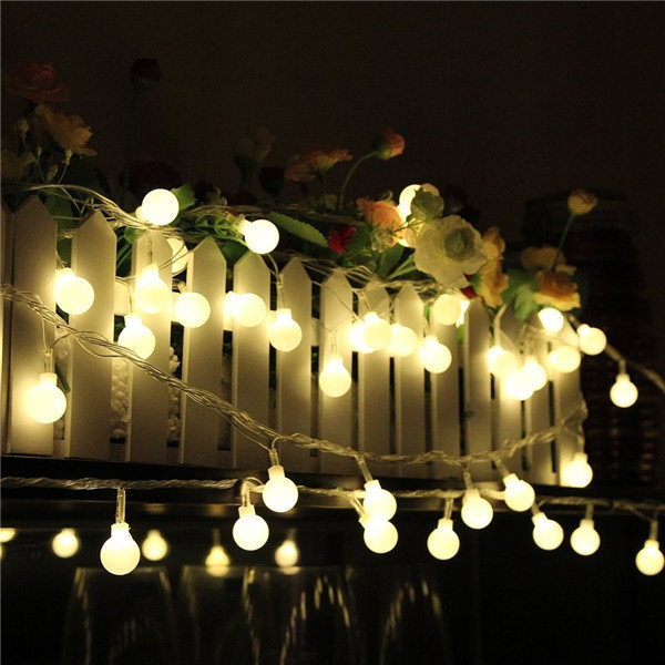 

10m 100 LED Globe Bulb Ball Xmas String Lights Wedding Fairy Light Home Decor