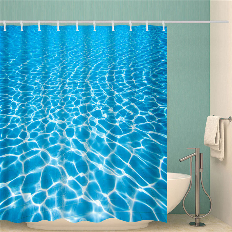 

Creative Bathroom Waterproof Shower Curtain