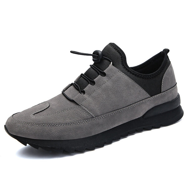 

Men Bungee Closure Sneakers, Red black grey