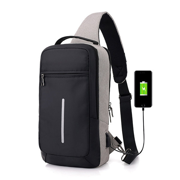 

Large Capacity Multi-functional USB Charging Port Sling Bag