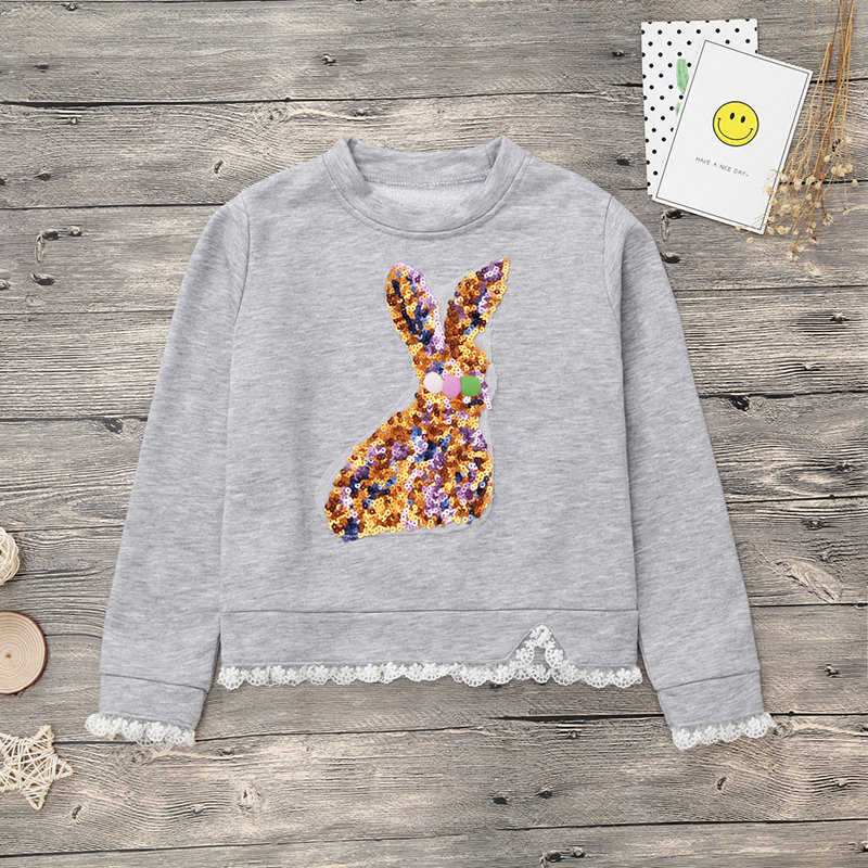 

Colorful Rabbit Girls Tops For 6Y-15Y