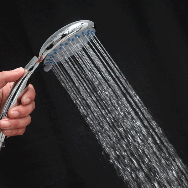 

5 Tap Positions ABS Hand Held Water Saving Pressurize Shower Head Large Discharge Area