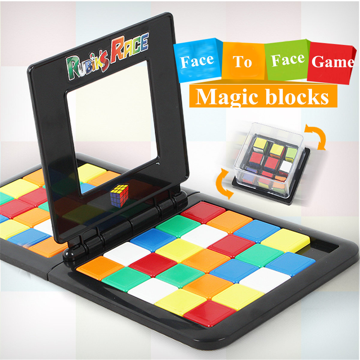 

Race Board Game Ultimate Face To Face Strategy Puzzle Toy Kids Child, Black/red/green black/red/blue