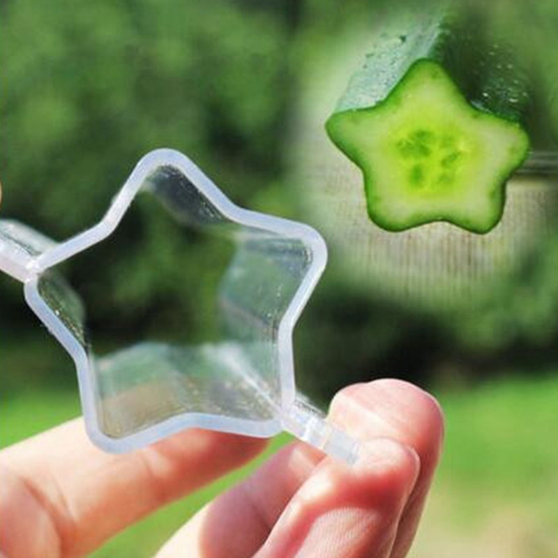 

Fruits Growth Growing Forming Mold Star Shape Heart-shaped Plastic Transparent For Garden Bonsai, White