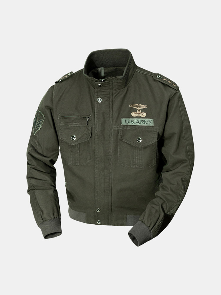 

Military Design Multi-Pockets Cotton Jackets