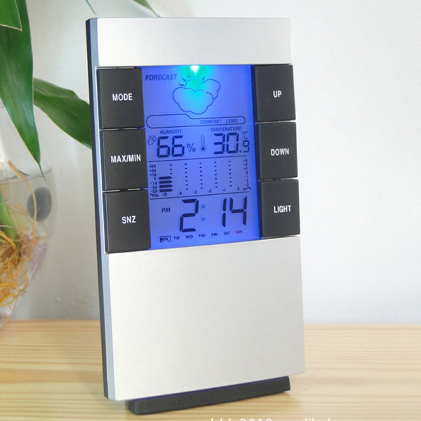 

Digital Alarm Clock Thermometer Weather Forecast