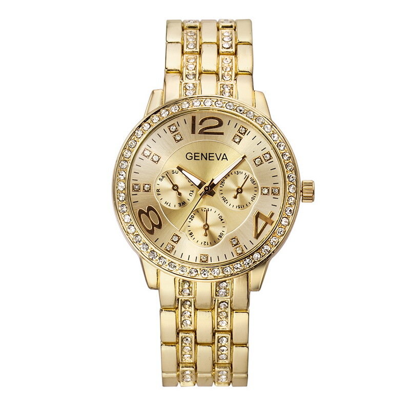 

Business Unisex Quartz Wristwatch, Gold