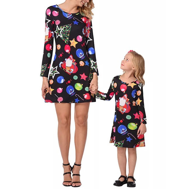 

Christmas Mother Daughter Matching Dress, White