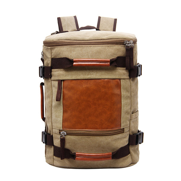 Multi Use Travel Backpack Canvas Sling Bag Shoulder Bag Outdoor Handbag ...
