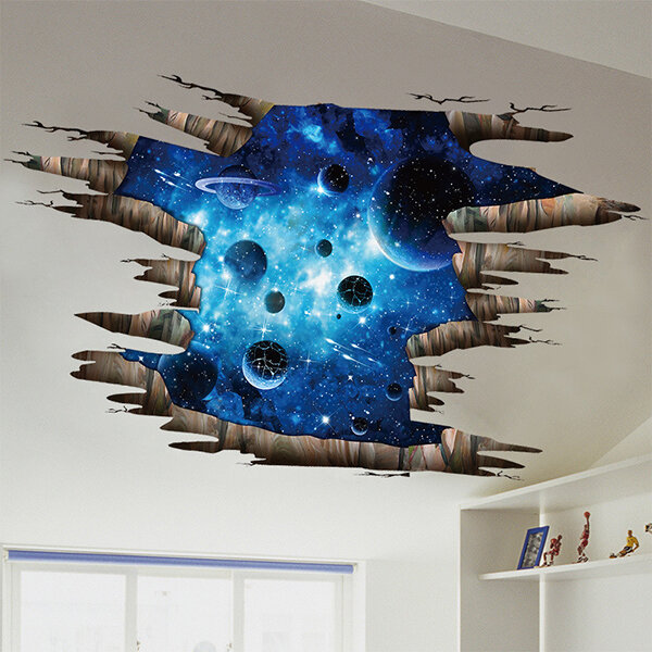 

3D Removable Milky Way Wall Stickers 3 Styles, White