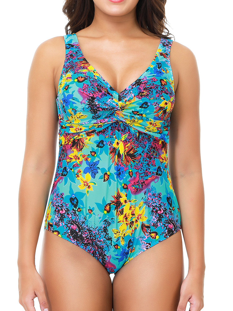 

Twisted Printed One Piece Swimsuits