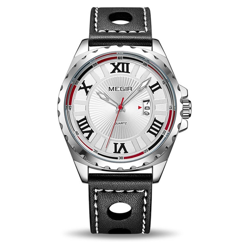 

Business Quartz Men's Wristwatch, White