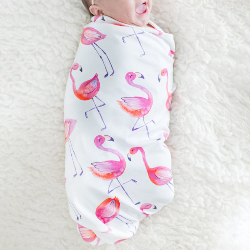 

Flamingo Printed Baby Sleepwear Robe For 0-6M
