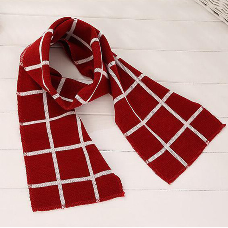 

Grid Kid Knit Winter Scarf For 1-12 Years