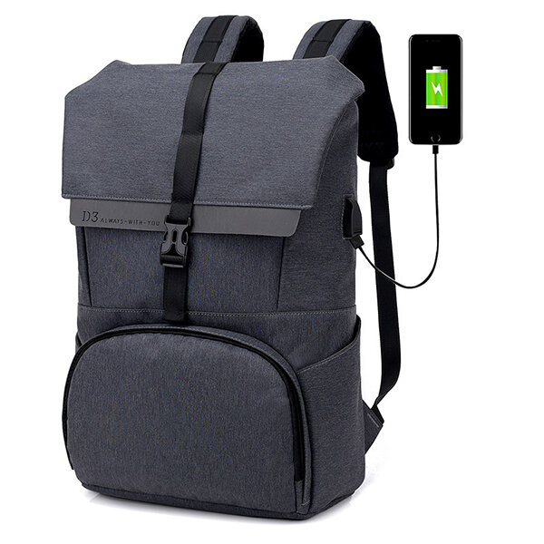 

Oxford Large Capacity 17 Inches Laptop Bag Backpack For Men, Blue black