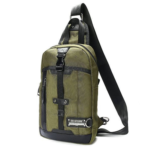 

Casual Travel Multi-functional Chest Bag Single-shoulder Crossbody Bag For Men, Black army