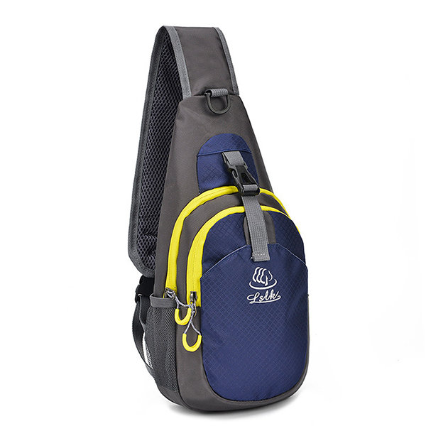 

Waterproof Casual Outdoor Sport Multi-functional Sling Bag, Blue army green sea blue