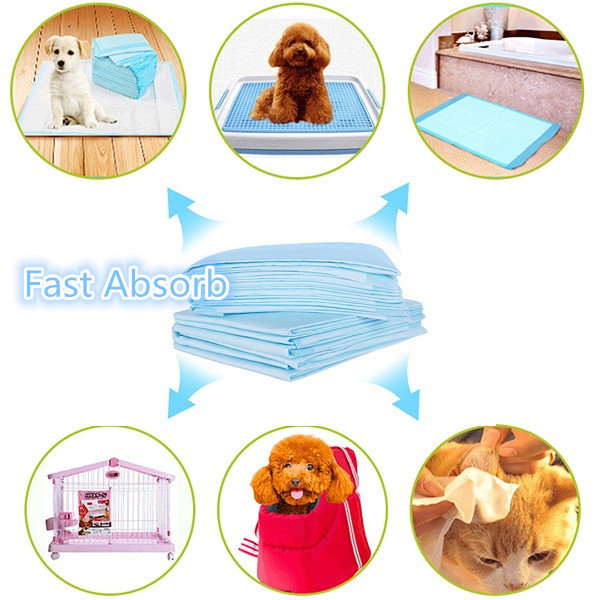 

Super Absorbent Pet Indoor Training Dog Puppy Pads, White