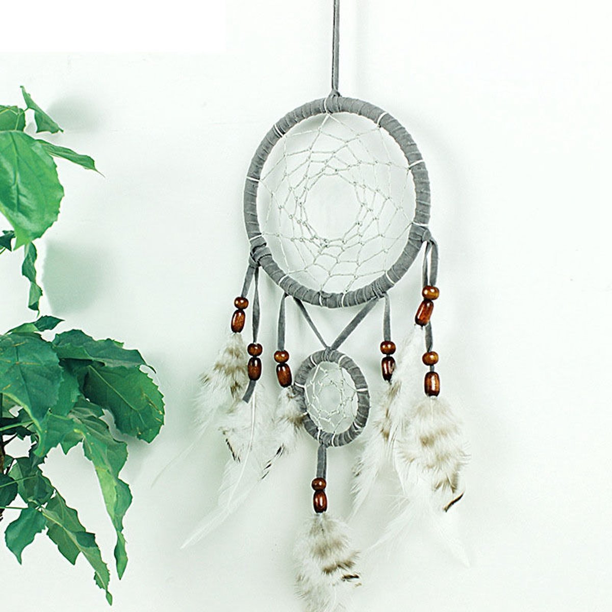 

Handmade Dream Catcher Net With Feathers