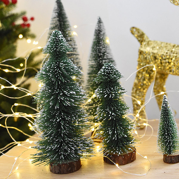 

15-30cm Christmas Decoration Trees, White