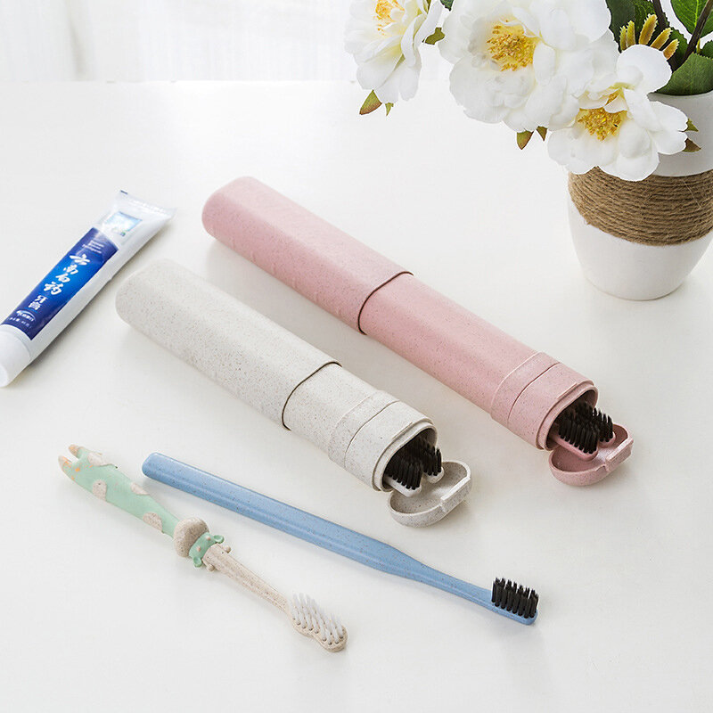 

Retractable Toothbrush Box, Blue pink