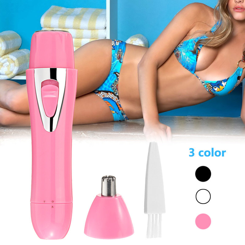 

Rechargeable 2-in-1 Electric Shaver, Pink white black