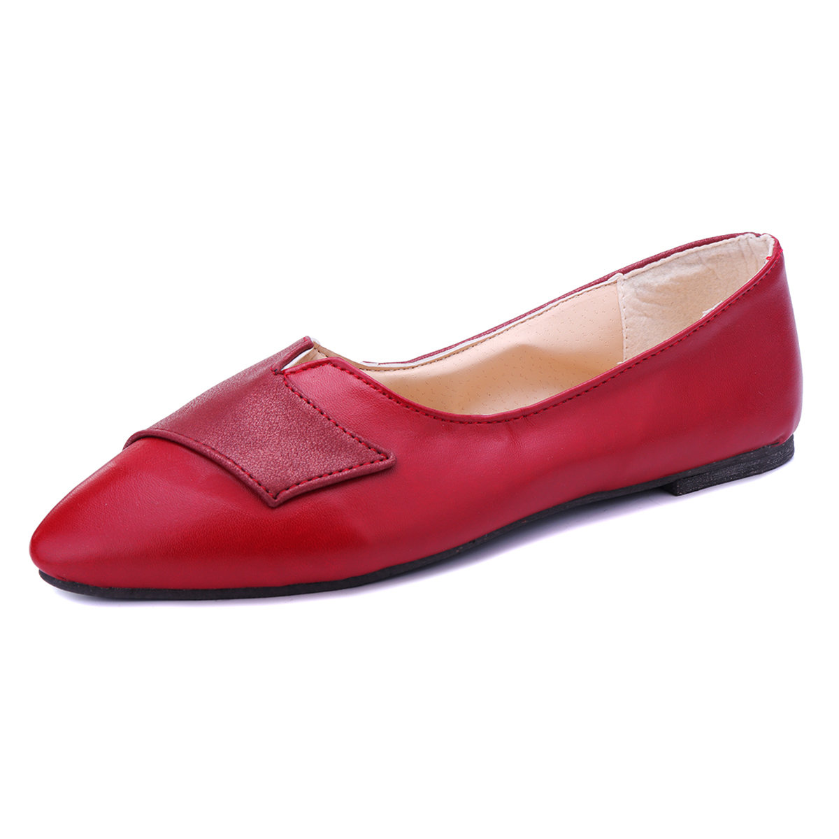 

Large Size Hear-Shaped Flats, Grey pink black red