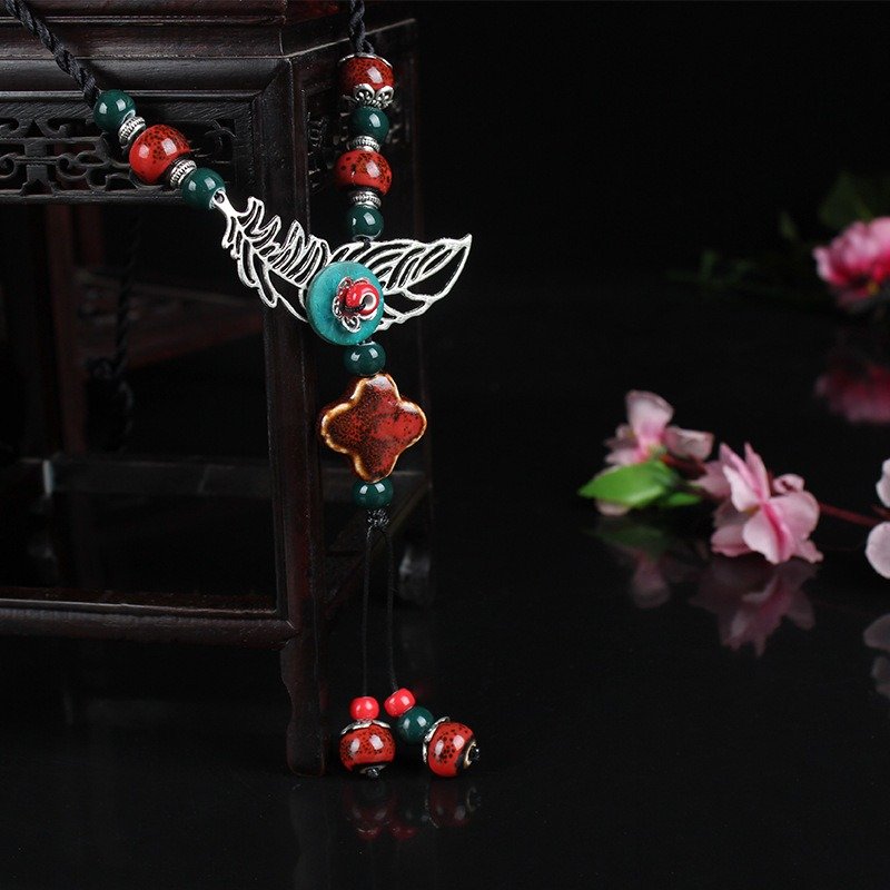 

Ethnic Feather Women Necklace