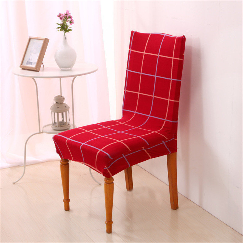 

1 Pcs Universal Floral Ptinted Stretch Chair Covers Polyester Spandex Chair Slipcover, White
