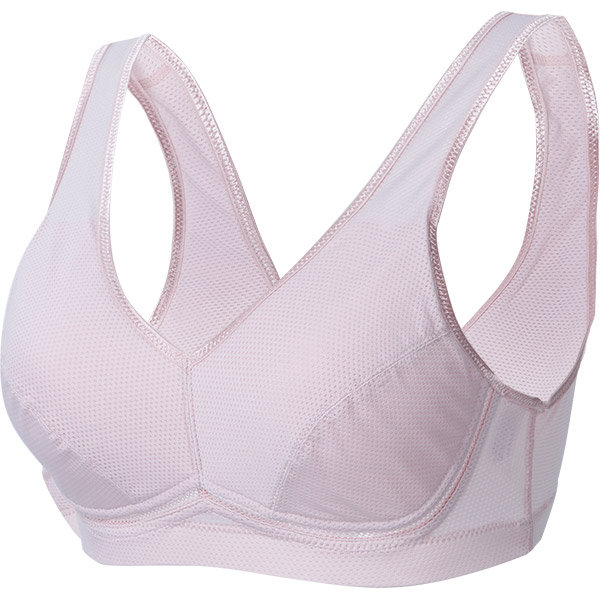 

Sexy Breathable Quick-dry Push Up Sports Bras No Rims Thin Yoga Bra, Pink nude
