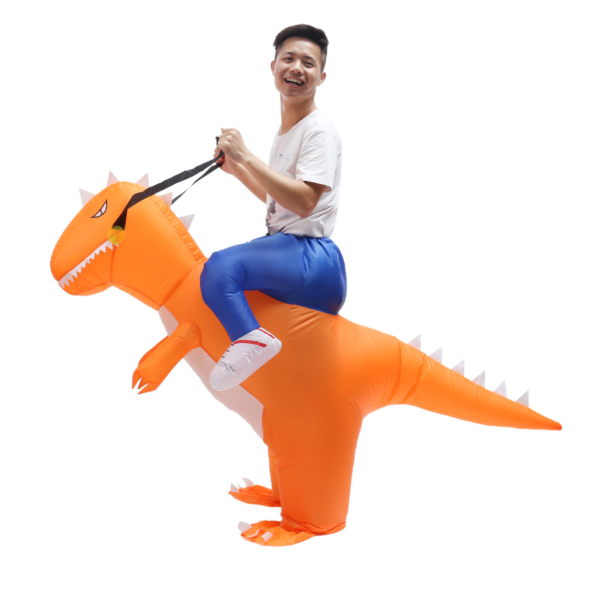 

Inflatable Dinosaur Suit Riding Fancy Dress Blow Up Costume Outfit Halloween New