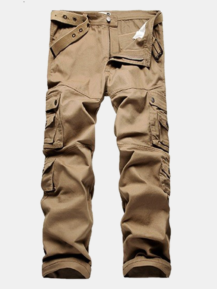 

Charmkpr Causal Multi-pocket Outdoor Pants, Coffee army green khaki black