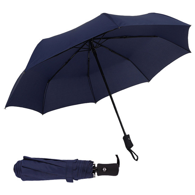 

Travel Windproof Auto Open Close Umbrella, Brown blue purple black