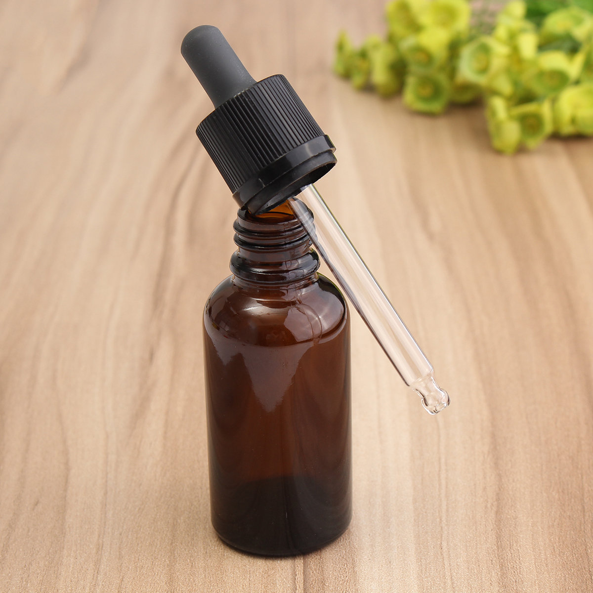 

1Pc 30ml Amber Glass Liquid Reagent Pipette Bottle Eye Dropper Aromatherapy Essential Cosmetic Tools
