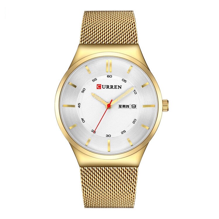 

Busines Luxury Quartz Watches, White