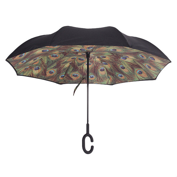 

Multi Color Double Layer Inverted Umbrella Upside Down C-shaped Handle Rain Gear, Black/red/green black/red/blue black/green/red black/white black/orange black/red white