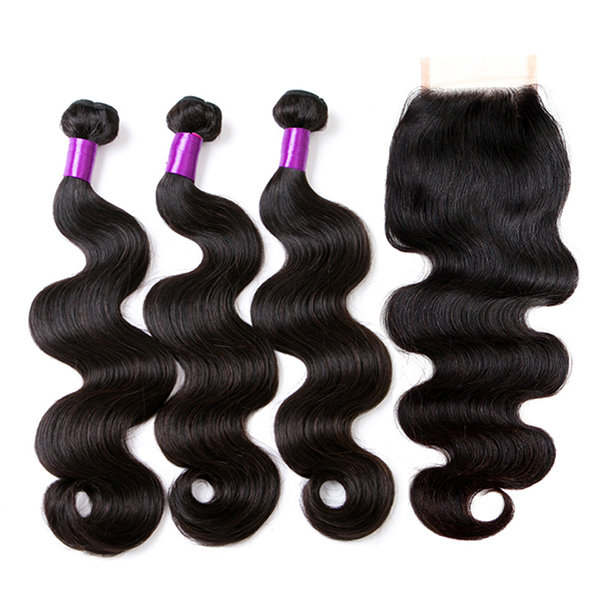 

Body Wave Human Hair Lace Closure, White