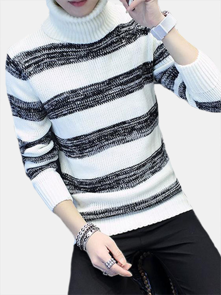 

Thickening Casual Slim Fit Pullovers Sweaters