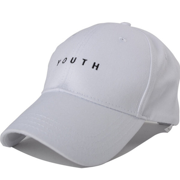

Men Women YOUTH Embroidery Baseball Cap Adjustable Strapback Trucker Hats, Black white