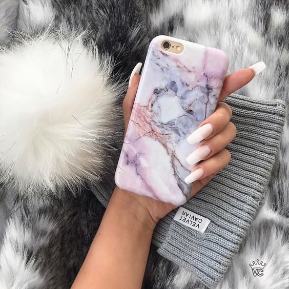

Painted Marble Soft TPU Phone Cases For iphone 7 Plus 6 6s Creative Mobile Phone Protective Cover, White